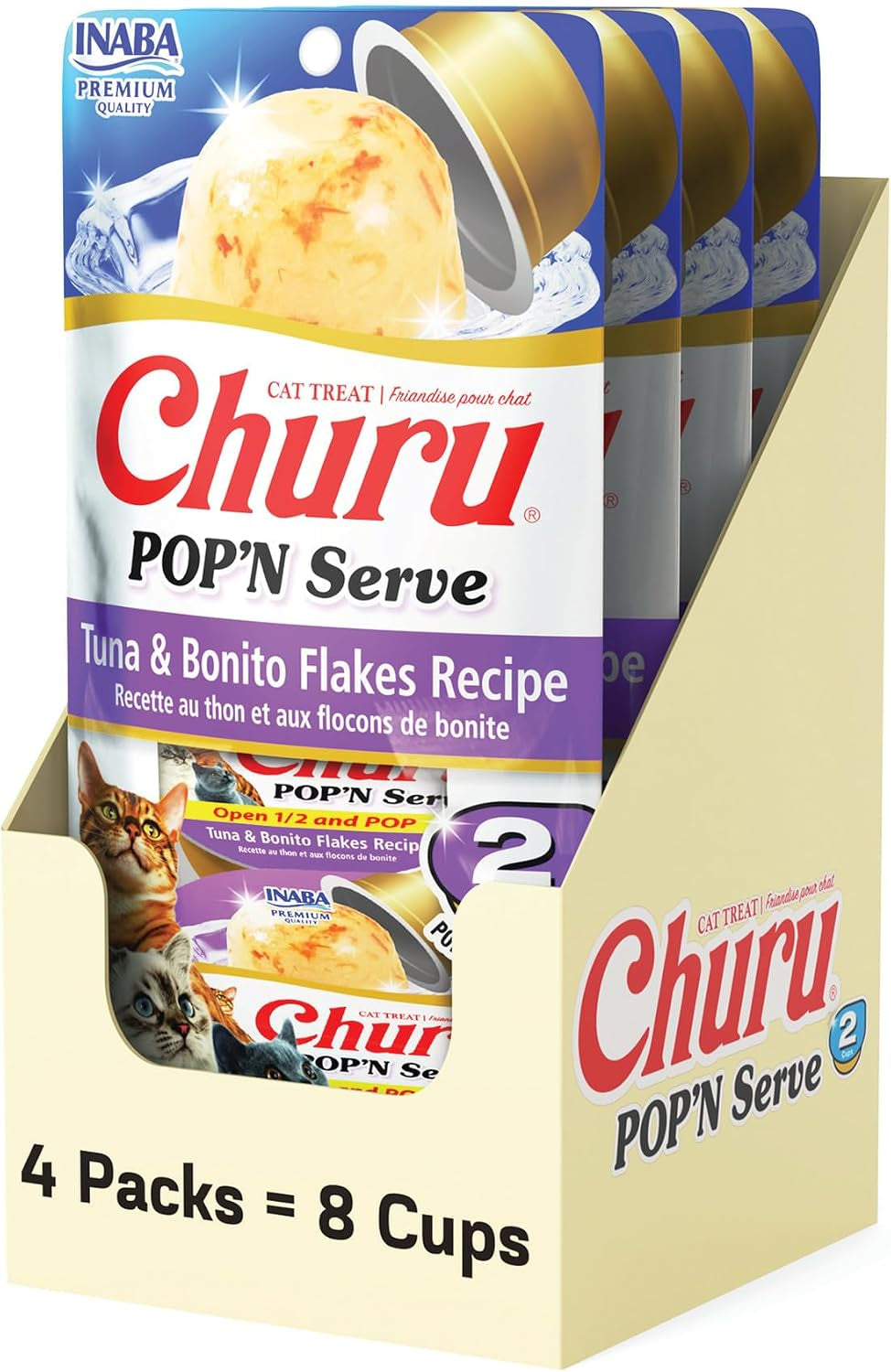 inaba-churu-popn-serve-lickable-cat-treats-tuna-variety-10ct-immune-support-90-moisture-16-calories-soft-jelly-easy-serve-cup-grain-free-10-x-1-2-oz-cups