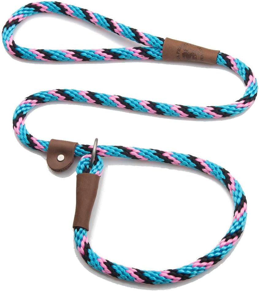 mendota-pet-slip-leash-dog-lead-and-collar-combo-made-in-the-usa-mocha-3-8-in-x-6-ft-for-small-medium-breeds
