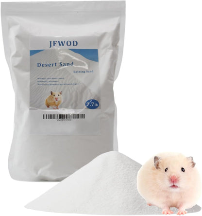 Hamster Bath Sand, 3Lb Dust Free Desert Sand or Potty Litter Sand for Hamster Chinchillas Gerbil Syrian Mice Small Animals(Beige)12