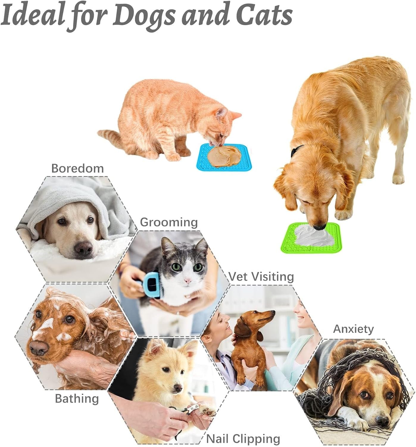 mateeylife-2pcs-small-lick-mat-for-dogs-and-cats-licking-mats-for-dog-anxiety-relief-cat-peanut-butter-lick-pad-for-boredom-reducer-dog-treat-mat-perfect-for-bathing-grooming-blue-green