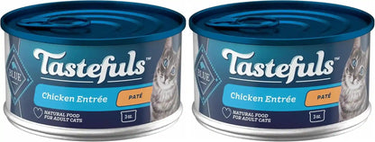 Blue Buffalo Tastefuls Wet Cat Food Paté Variety Pack (Chicken, Turkey & Chicken, Ocean Fish & Tuna) for Adult Cats, Made with Natural Ingredients, 5.5-Oz. Each (24 Cans)14