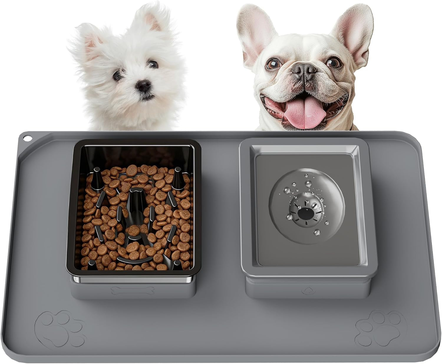 no-spill-1-5l-large-stainless-steel-dog-water-and-food-bowl-set-2-in-1-304-material-bowl-set-no-spill-water-food-floating-disk-slows-drinking-anti-slip-mat-easy-to-clean-home-travel
