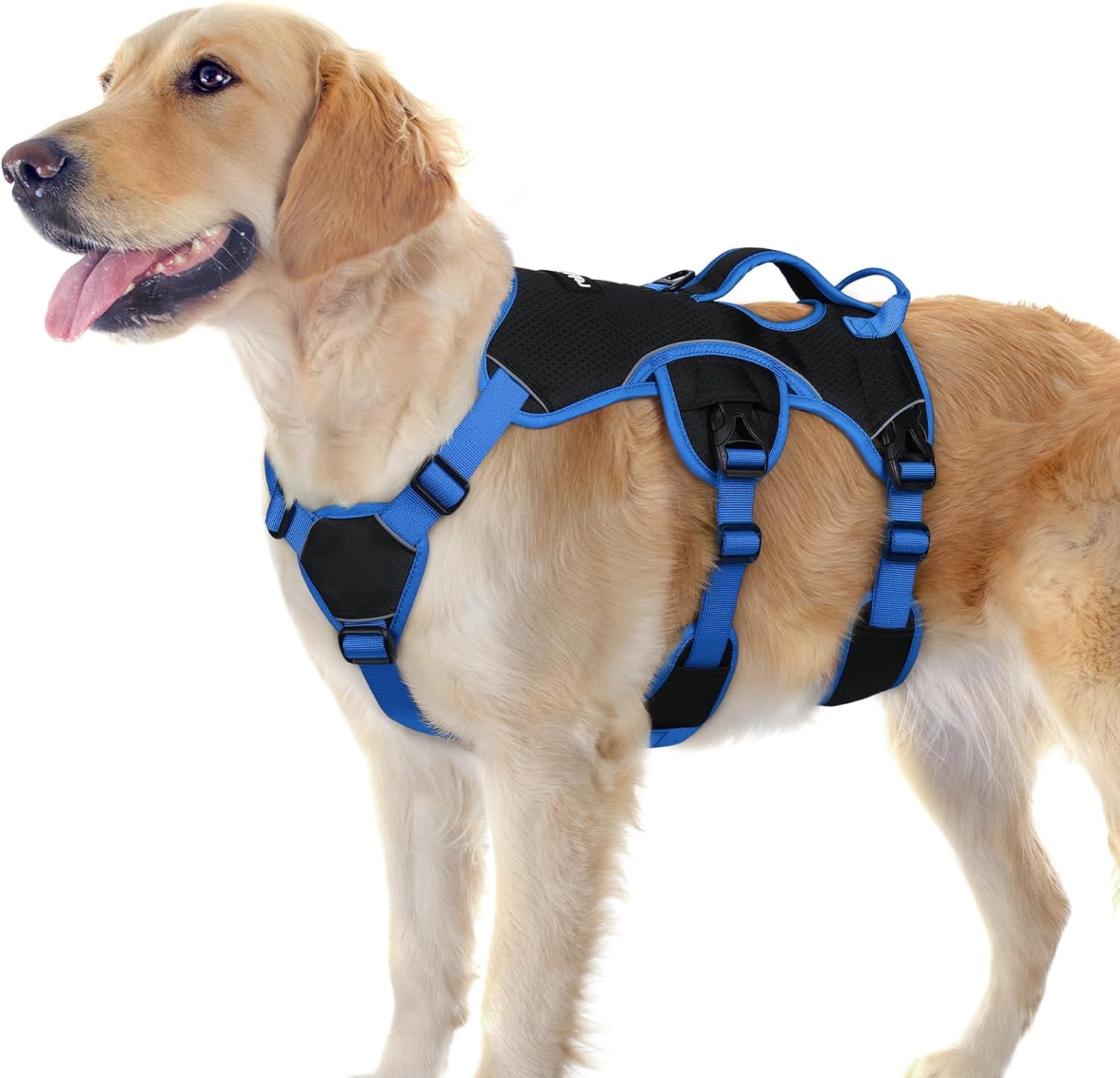 rabbitgoo-escape-proof-dog-harness-for-large-no-pull-with-lift-handle-no-escape-full-soft-padded-reflective-adjustable-vest-leash-clip-for-walking-hiking-training-black-large