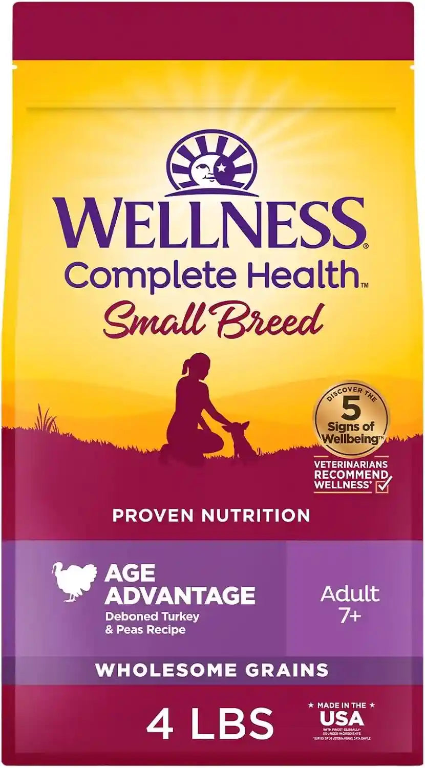 wellness-complete-health-small-breed-adult-dry-dog-food-wholesome-grain-kibble-natural-turkey-and-oatmeal-recipe-4-lb-bag