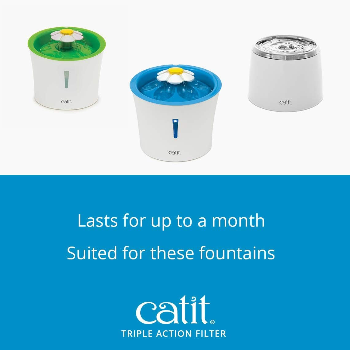 catit-triple-action-replacement-original-water-fountain-filters-5-pack-official-replacement-filters-for-catit-cat-drinking-water-fountains