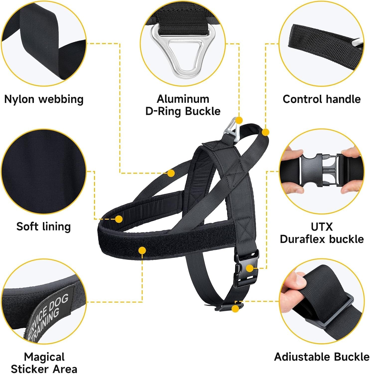 excellent-elite-spanker-no-pull-dog-harness-padded-military-patrol-vest-adjustable-nylon-small-service-walking-dog-harness-with-handle-for-training-runningblk-m-military-dog-harness-cordura-nylon-adjustable-walking-hiking-training-running-for-small-medium-large-dogs