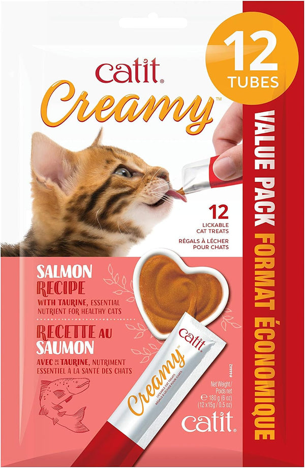 Catit Creamy Lickable Cat Treat – Hydrating and Healthy Treat for Cats of All Ages - Assortment, 72-Pack13