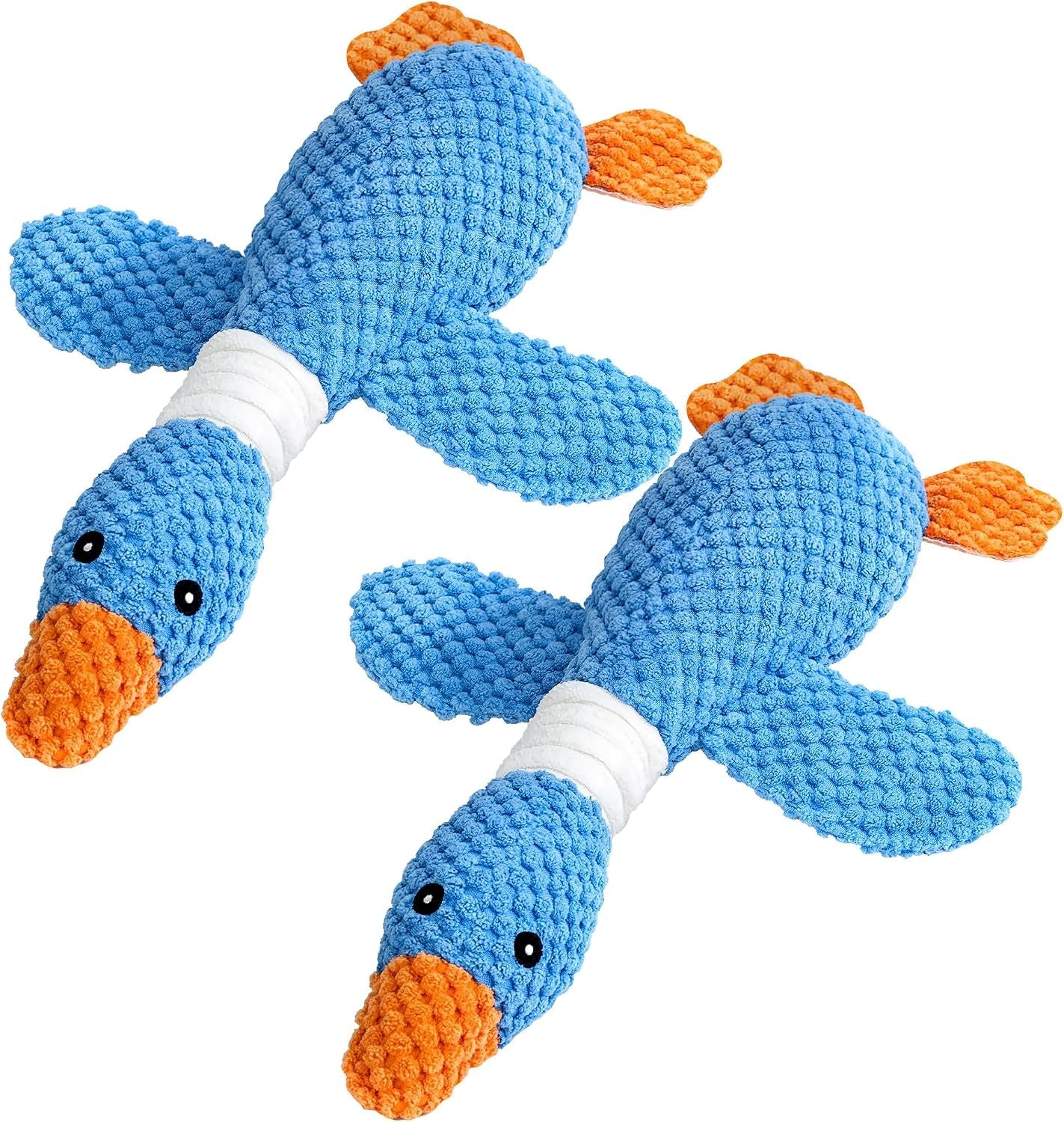 vitscan-upgraded-goose-indestructible-dog-toys-for-aggressive-chewers-small-medium-large-breed-crinkle-squeaky-plush-dog-puppy-chew-toys-for-teething-duck-puppy-toys