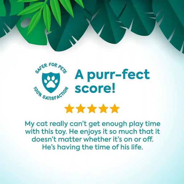 Smartykat Hidden Hijinks Toy for Indoor Cats & Kittens, Electronic Interactive Motion Toy, Featuring Teaser Wand, plus Replaceable Batteries Included6