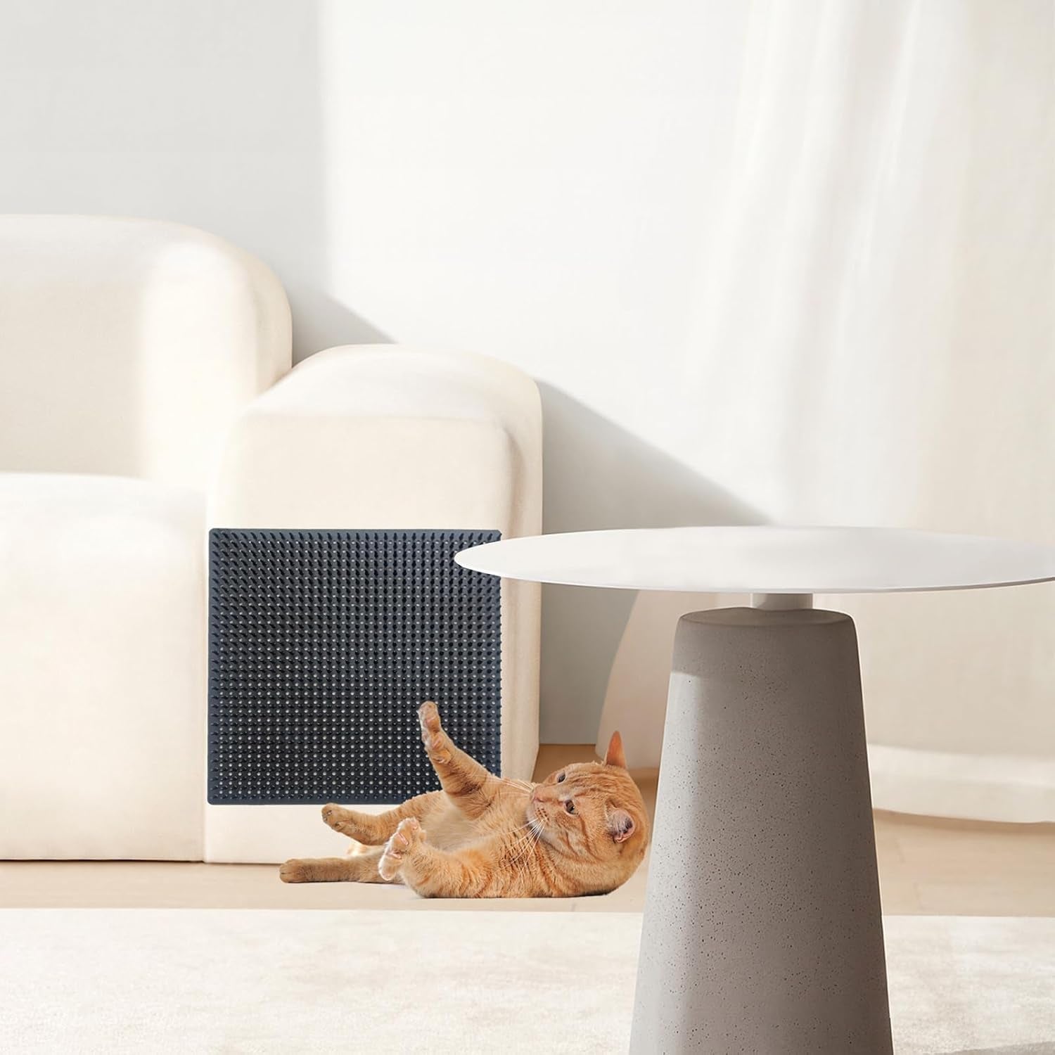 2-pcs-dog-scratching-post-pad-14-2-x-11-8-inch-36-x-30-cm-pvc-dog-back-scratcher-soft-touch-itch-relief-pad-massage-bed-massage-brush-for-wooden-stake-wall-sofa-ground