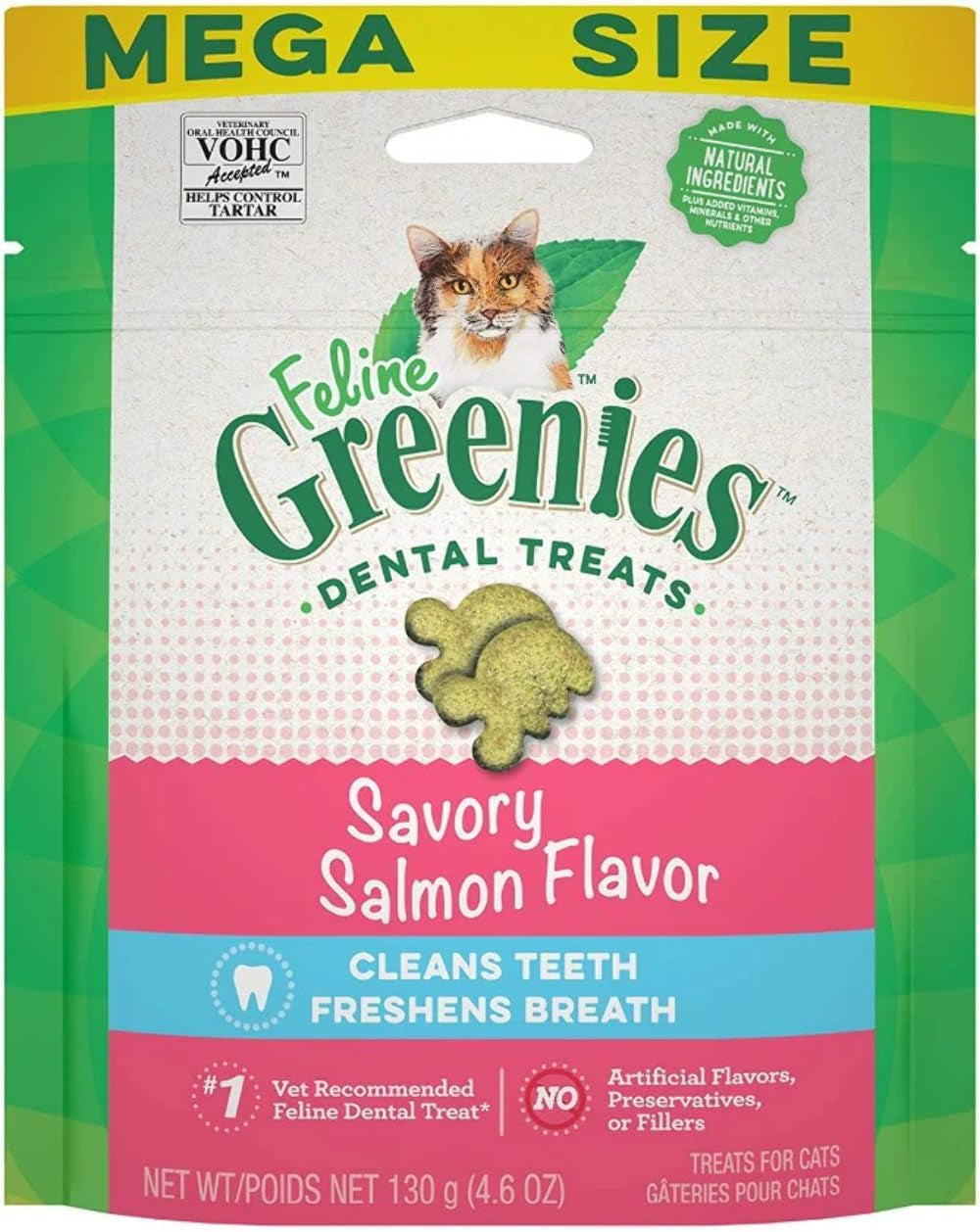 greenies-feline-natural-crunchy-dental-cat-treats-salmon-flavor-21-oz-1-vet-recommended-clinically-proven-oral-care-36-less-tartar-in-28-days-cleans-to-gumline-natural-ingredients