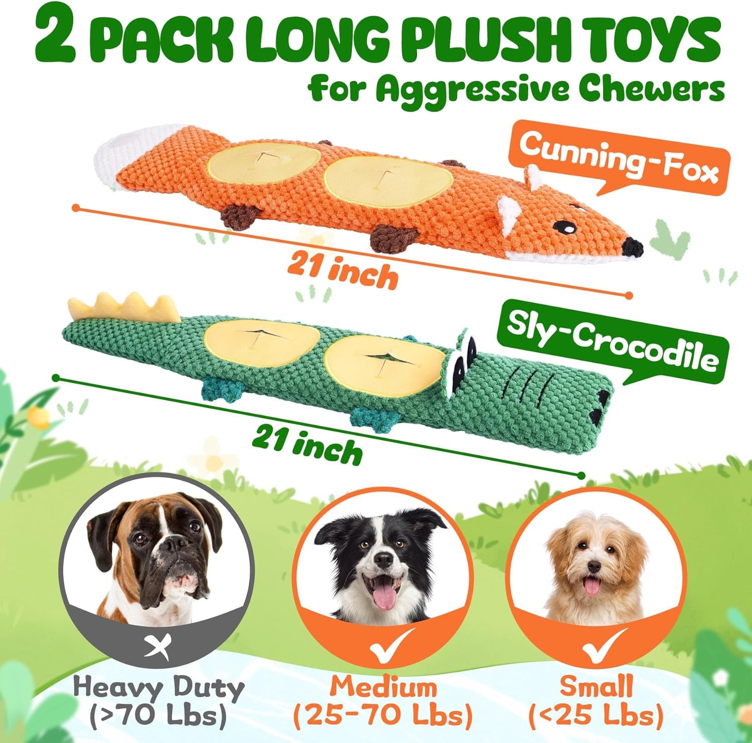 xiugoal-dog-toys-for-aggressive-chewers-2-pack-no-stuffing-dog-toys-for-boredom-and-teething-squeaky-chew-toy-for-small-medium-breed-to-keep-them-busy