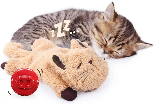 ALL for PAWS Cat Toys for Indoor Cats, Purring Cat, Cat Plush Toy, Cat Pillow, Anxiety Toys, Kitten Toys, Pet Toy1