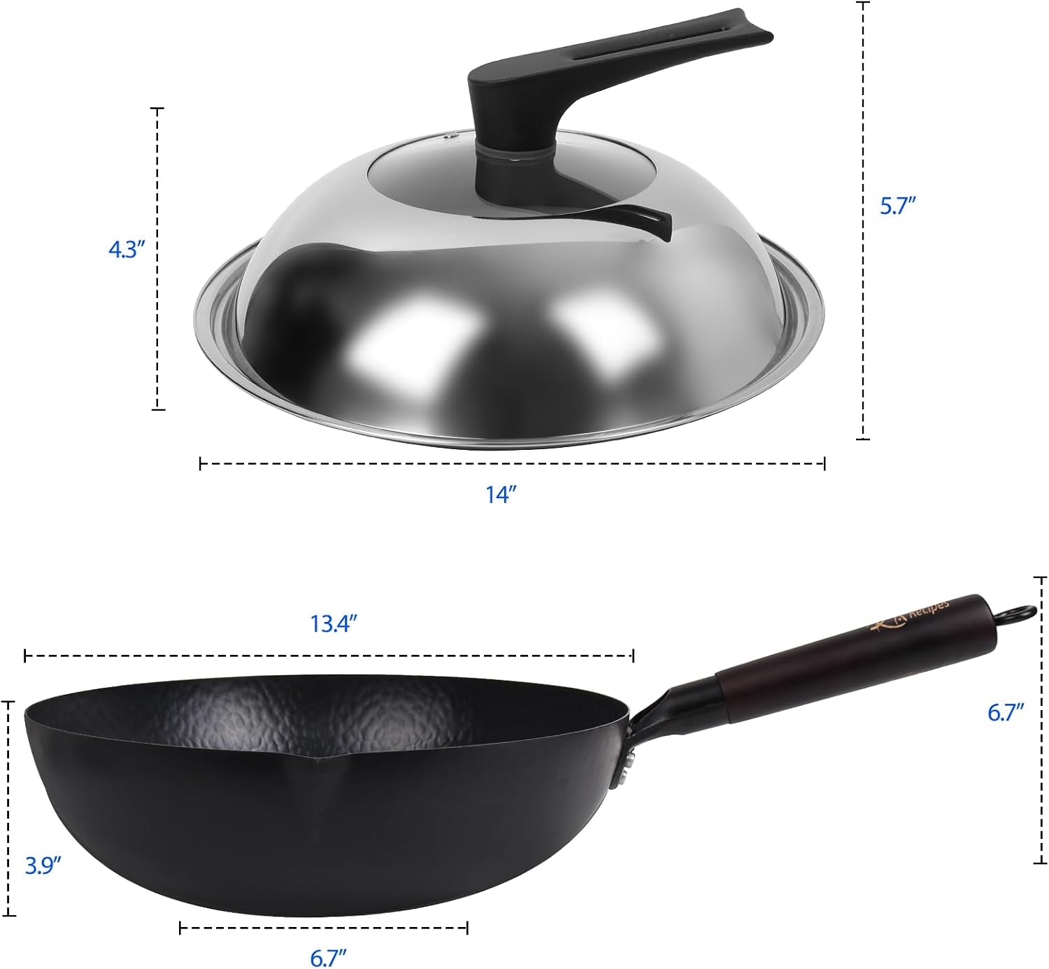 13-4-inch-carbon-steel-wok-for-electric-induction-and-gas-stoves-lid-spatula-and-user-guide-video-included