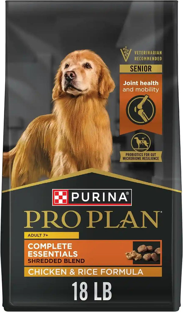 Purina Pro Plan Senior Dog Food with Probiotics for Dogs, Shredded Blend Chicken & Rice Formula - 34 Lb. Bag11