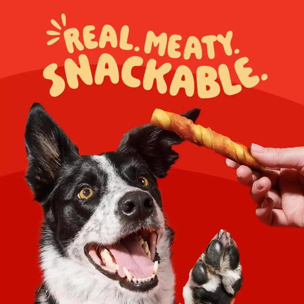 Oinkies Porkalicious Smoked Jerky Twists Dog Treats, 32Pk5