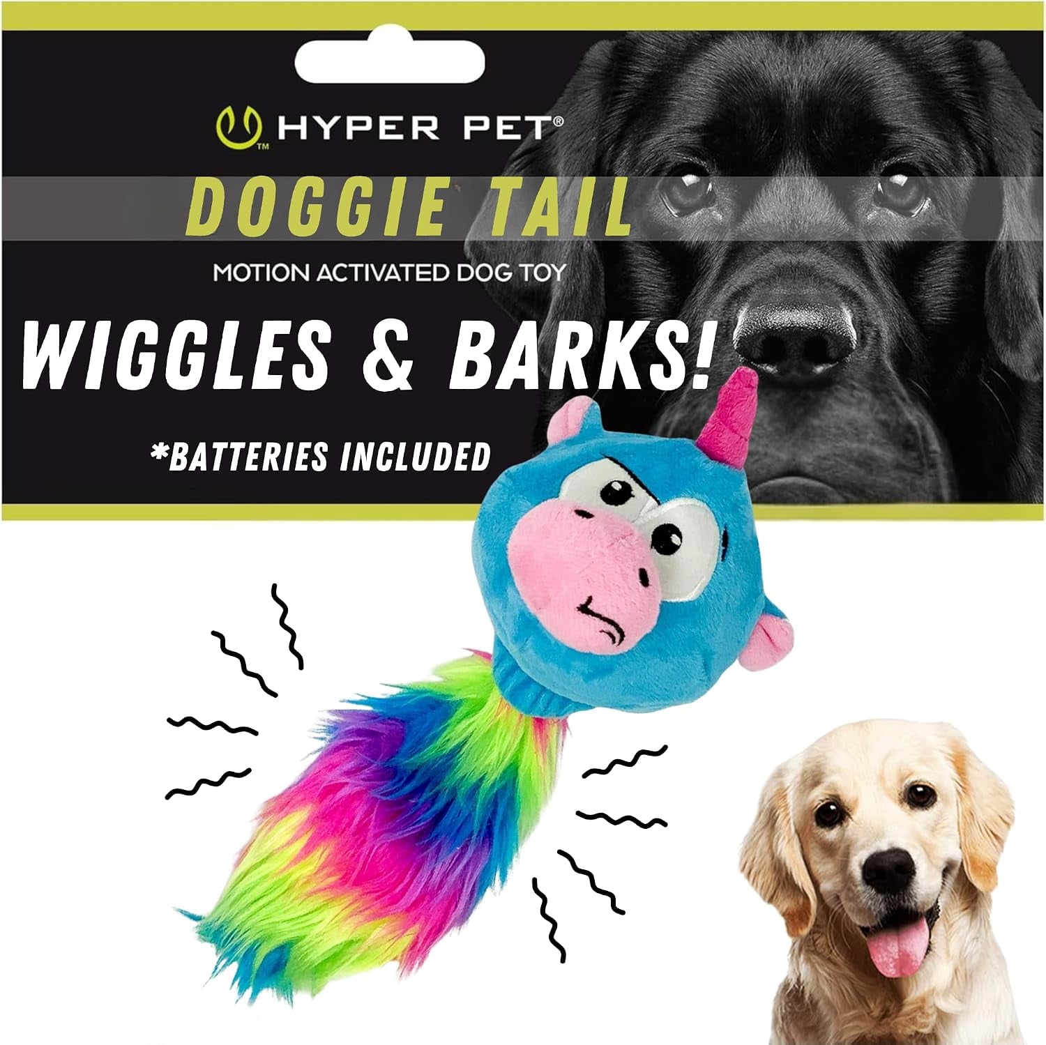 hyper-pet-doggie-tail-interactive-plush-automatic-dog-toy-wiggles-barks-durable-boredom-buster-with-batteries-included-vibrating-action-keeps-curious-pups-of-all-breeds-engaged-and-entertained