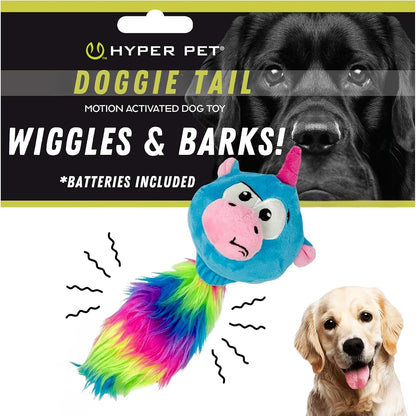 Hyper Pet Doggie Tail Interactive Plush Automatic Dog Toy, Wiggles, Barks | Durable Boredom Buster with Batteries Included, Vibrating Action Keeps Curious Pups of All Breeds Engaged and Entertained12