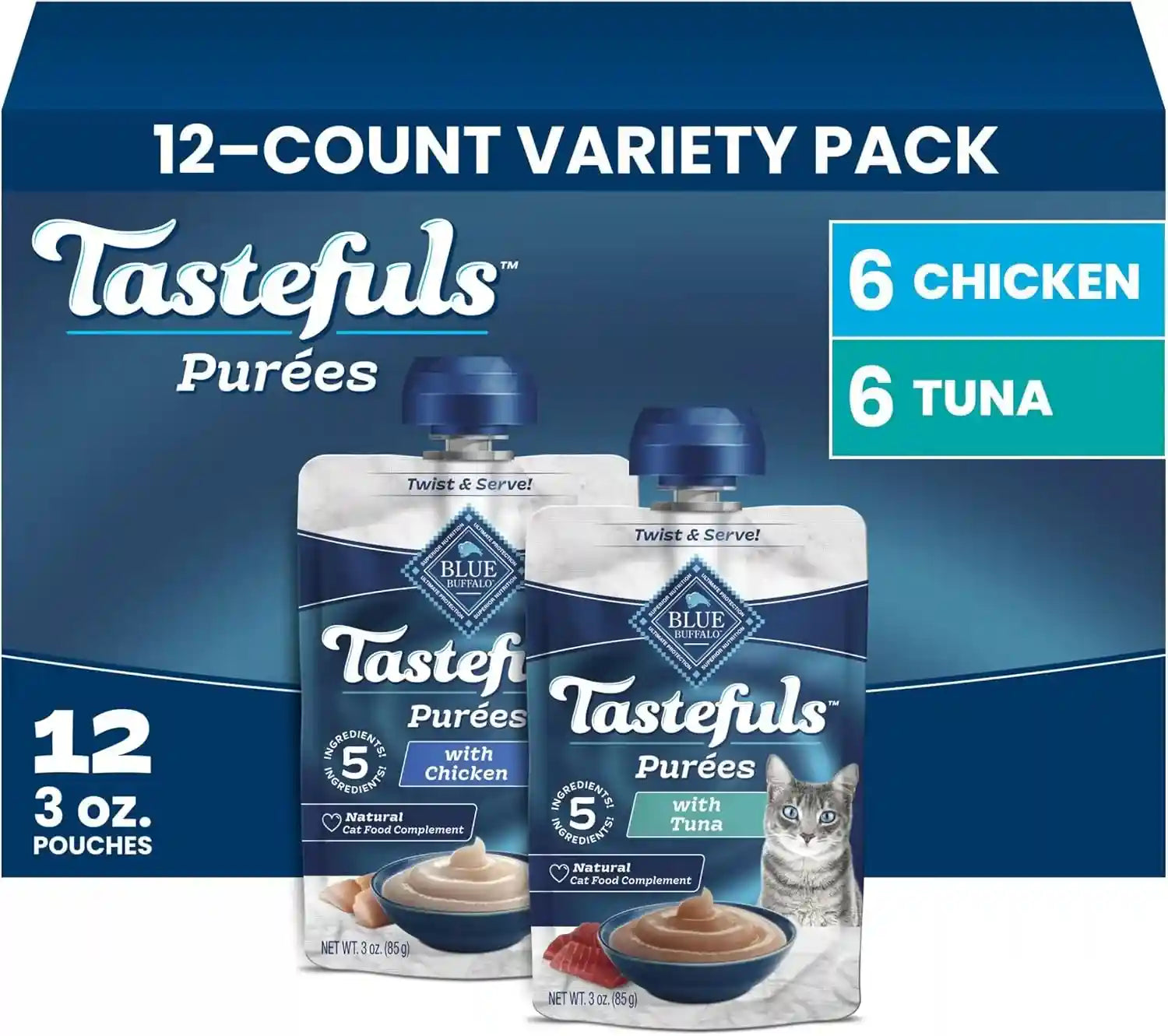 blue-buffalo-tastefuls-purees-variety-pack-wet-cat-food-complement-salmon-chicken-tuna-beef-made-with-natural-ingredients-for-all-life-stages-3-oz-resealable-pouches-12-count