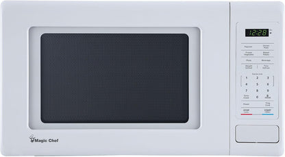 0.9 Cu. Ft. 900 Watt Countertop Microwave in White1