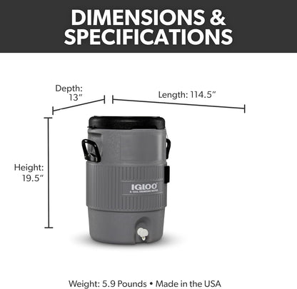 Sports Cooler | Insulated Beverage Dispenser with Spout |Portable Handwashing Station2