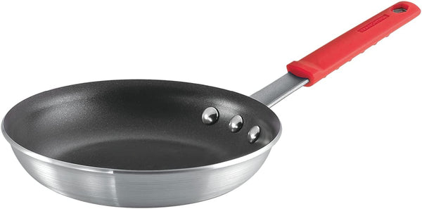 Professional 8-Inch Non Stick Small Frying Pan | Heavy-Gauge Aluminum Skillet with Reinforced Nonstick Coating, Red Handle, Dishwasher and Oven Safe, Made in Brazil1