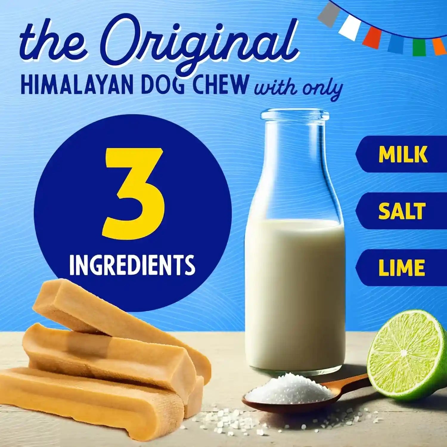 himalayan-dog-chew-the-original-yak-cheese-dog-chews-3-small-yak-chews-only-salt-milk-lime-natural-long-lasting-dog-bones-healthy-dog-treats-lactose-free-protein-rich-for-dogs-under-15-lbs