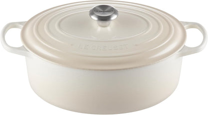 Le Creuset Enameled Cast Iron Signature Oval Dutch Oven, 6.75 Qt., Meringue1