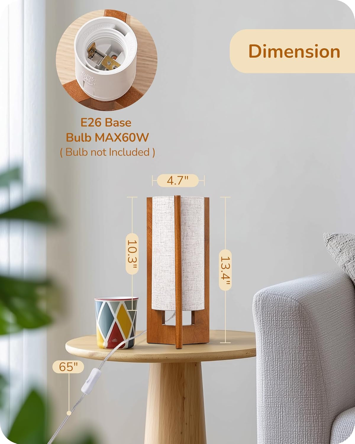 13-5-small-table-lamp-walnut-wood-cylinder-nightstand-lamp-e26-beige-linen-shade-on-off-line-switch-three-sided-base-corner-modern-bedside-lamp-for-living-room-bedroom