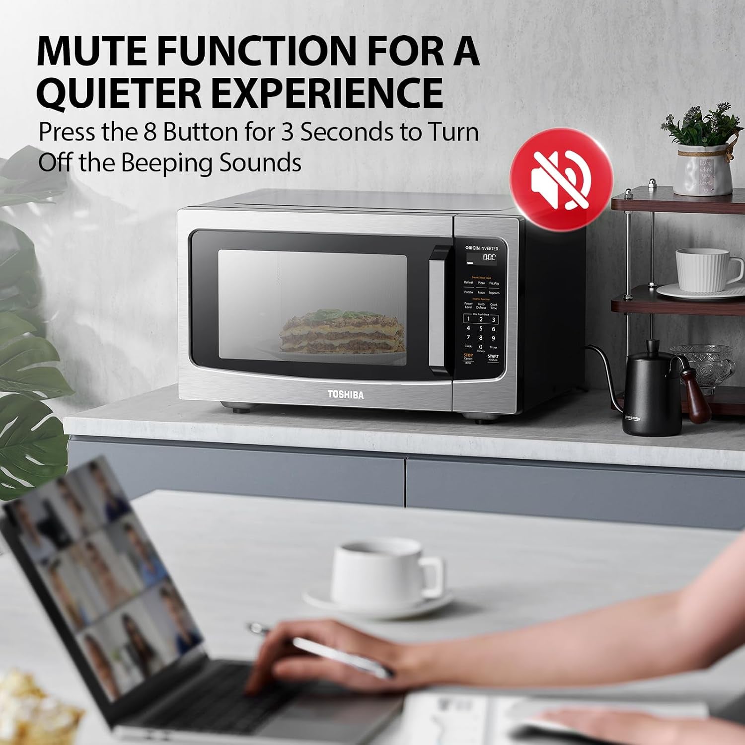 ml-em45pitss-countertop-microwave-oven-with-inverter-technology-kitchen-essentials-smart-sensor-auto-defrost-1-6-cu-ft-13-6-removable-turntable-33lb-1250w-stainless-steel-smart-sensor-auto-defrost-13-6-removable-turntable-mute-function-1250w-stainless-steel