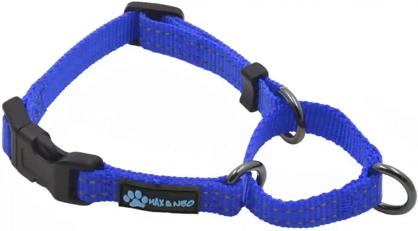 max-and-neo-nylon-martingale-collar-we-donate-to-a-dog-rescue-for-every-collar-sold-medium-orange