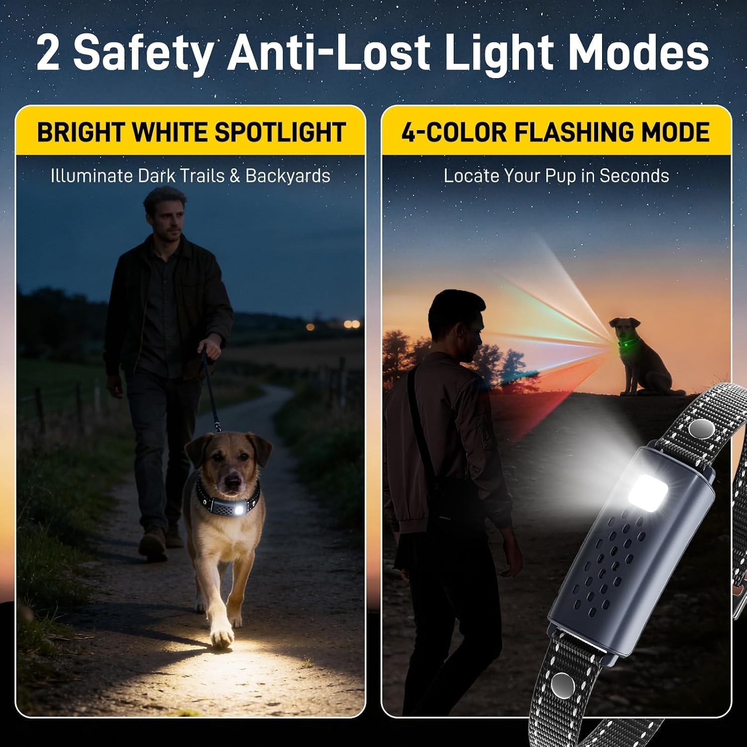 shock-collar-for-dogs-4500ft-dog-training-collar-with-remote-waterproof-e-collar-with-flashlight-4-training-modes-keypad-lock-rechargeable-dog-shock-collar-for-small-medium-large-dogs