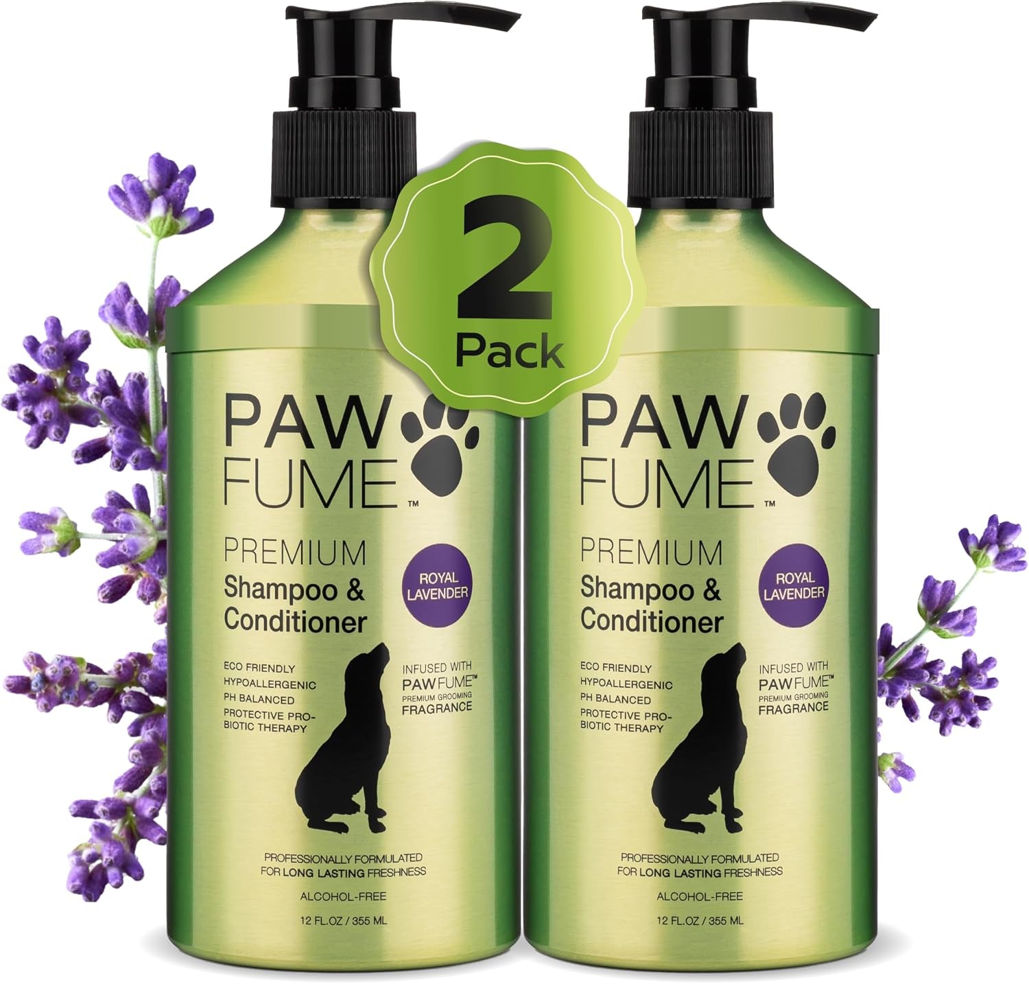 pawfume-deshedding-dog-shampoo-and-conditioner-show-dog-1-pack-nourish-detangle-for-silky-soft-coat-probiotic-deep-cleaning-ph-balanced-formula-salon-quality-shampoo-for-dogs