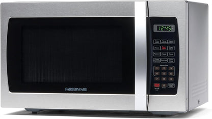 1.3 Cu. Ft. Countertop Microwave Oven – 1000 Watts Power, Auto Cook Settings, Defrost, Easy Clean and Child Safety Lock - Stainless1