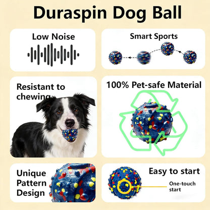 Interactive Dog Toys, Smart Dog Ball, E-TPU Material Automatic Moving, Bouncing, Vibrating Ball Durable Duraspin Design for Aggressive Chewers.Keeps Dogs Busy and Entertained.Suitable for All Dogs2