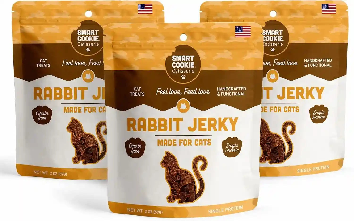 smart-cookie-salmon-jerky-cat-treats-real-salmon-flaxseed-omega-3s-for-skin-coat-grain-free-high-protein-handcrafted-natural-treat-made-in-the-usa-pack-of-1