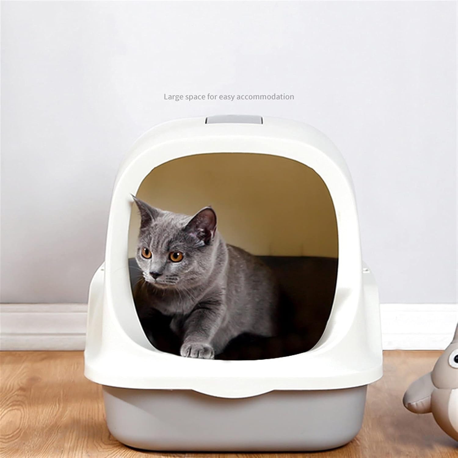 dog-potty-training-toilet-cat-litter-box-large-enclosed-toilet-with-transparent-door-cover-splash-proof-pet-suppliesa