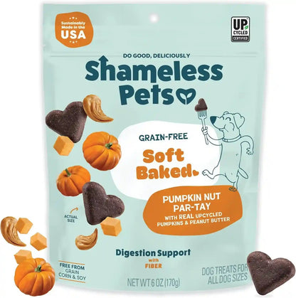 Shameless Pets Soft-Baked Dog Treats, Bananas for Bacon | Healthy Treats for Small, Medium & Large Dogs | Skin & Coat Support with Omega-3 & Omega-6 | Grain-Free, Made in USA | 6 Oz13