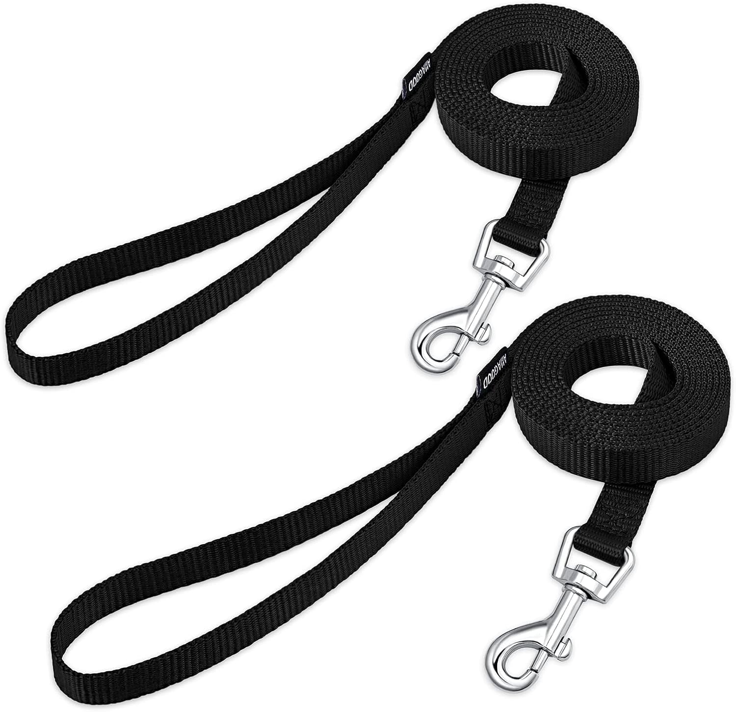 amagood-6-ft-puppy-leash-strong-traditional-style-with-easy-to-use-collar-hook-great-for-small-medium-and-large-dogs-5-8in-x-6-ft-purple