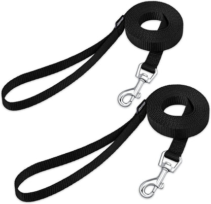 AMAGOOD 6 FT Puppy/Leash, Strong Traditional Style with Easy to Use Collar Hook, Great for Small, Medium and Large Dogs (5/8In X 6 Ft, Purple)12