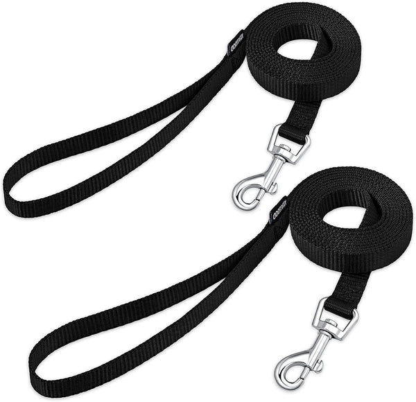 AMAGOOD 6 FT Puppy/Leash, Strong Traditional Style with Easy to Use Collar Hook, Great for Small, Medium and Large Dogs (5/8In X 6 Ft, Purple)12