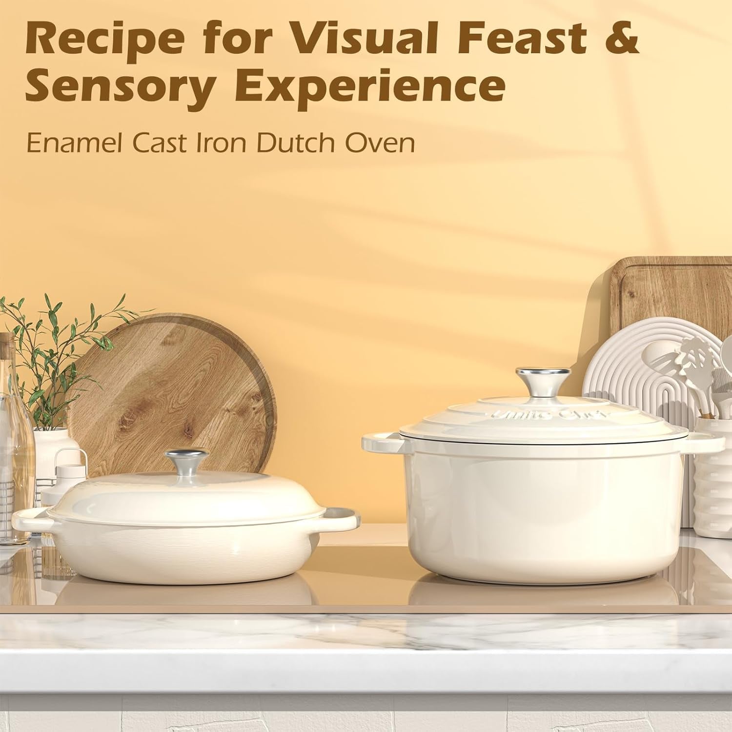 enameled-cast-iron-dutch-oven-5qt-pot-with-lid-cotton-potholders-heavy-duty-cookware-for-bread-baking-braising-stews-roastingcream-white