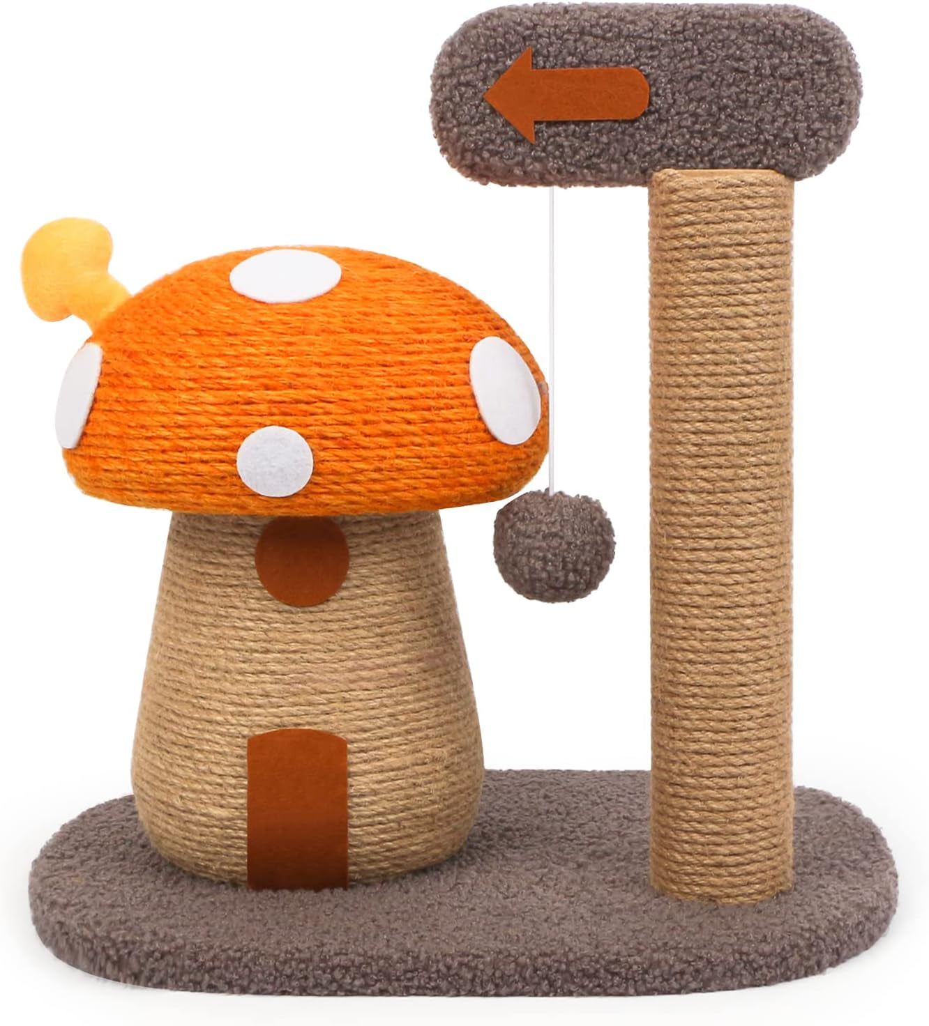 mushroom-cat-scratcher-post-with-sisal-rope-for-indoor-cats-natural-sisal-rope-tower-satisfies-claw-instincts-compact-for-small-cats-durable-stable