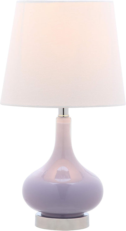 Safavieh Kids Lighting Collection Amy Purple Gourd 18-Inch Bedroom Living Room Home Office Desk Nightstand Table Lamp (LED Bulb Included)1
