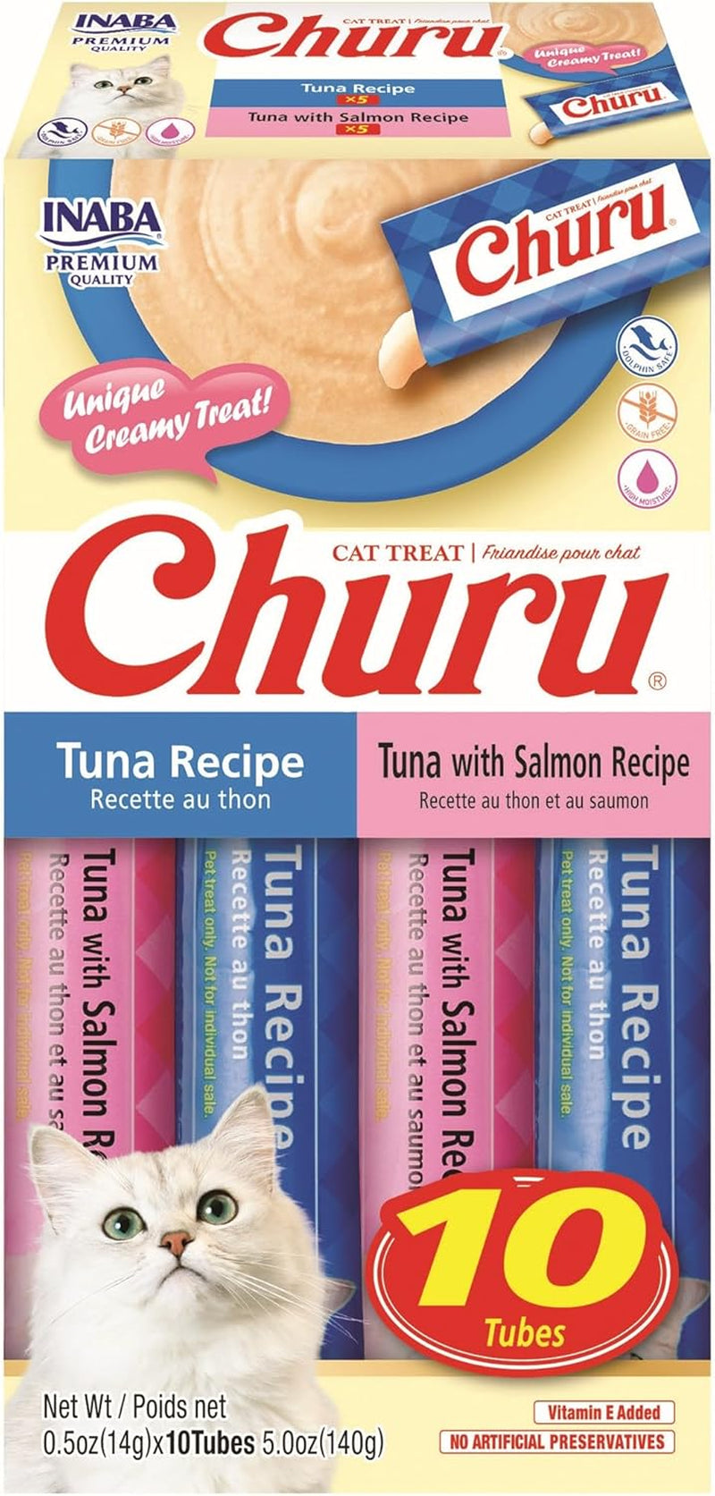 inaba-churu-cat-treats-grain-free-lickable-creamy-puree-with-vitamin-e-0-5-ounces-per-tube-10-tubes-total-chicken-variety-box-lickable-squeezable-creamy-puree-treat-topper-with-vitamin-e