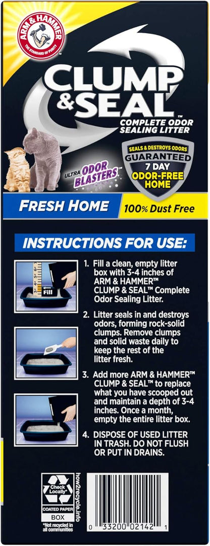 ARM & HAMMER Clump & Seal Cat Litter, Fresh Scent 14Lb15