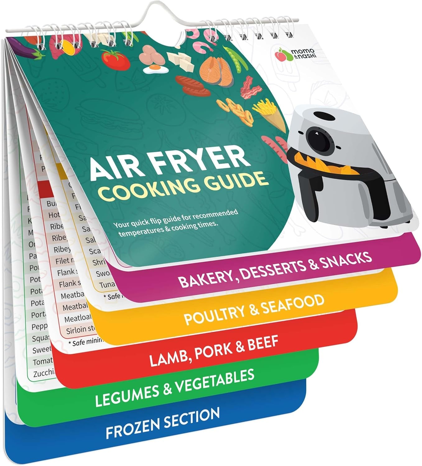 air-fryer-cheat-sheet-magnets-booklet-air-fryer-cookbook-for-beginners-air-fryer-liners-air-fryers-kitchen-gifts-gadgets-2026-air-fryer-accessories-cook-books-kitchen-gadgets-cooking-guide