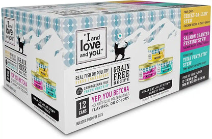 I and LOVE and YOU, Cat Food Variety, 3 Ounce, 12 Pack24