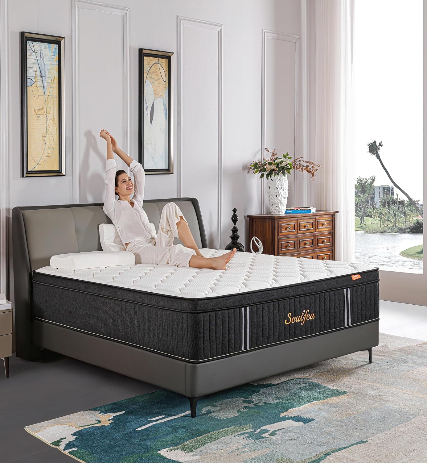 queen-mattresses-10-inch-queen-size-mattresses-in-a-box-memory-foam-hybrid-white-black-mattress-with-provide-support-and-improve-sleep-pressure-relief-medium-firm