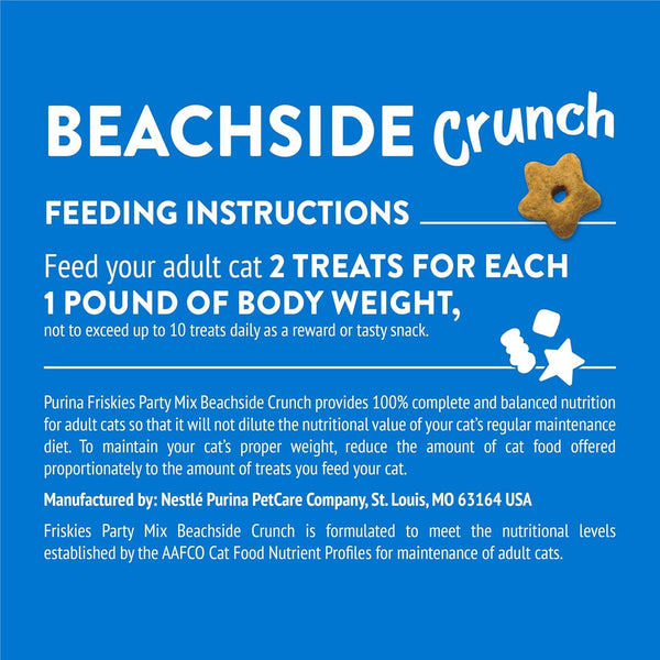 Purina Friskies Cat Treats, Party Mix Beachside Crunch - 30 Oz. Pouch7